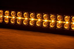 50-Inch Black Series LED Light Bar with Amber Running LEDs, view 2 — Rough Country 70950BDA