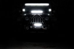 50-Inch Black Series LED Light Bar with Amber Running LEDs, view 5 — Rough Country 70950BDA