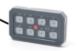 Bluetooth 8 Gang Switch Panel with Relay Box, view 5 — Rough Country 70975