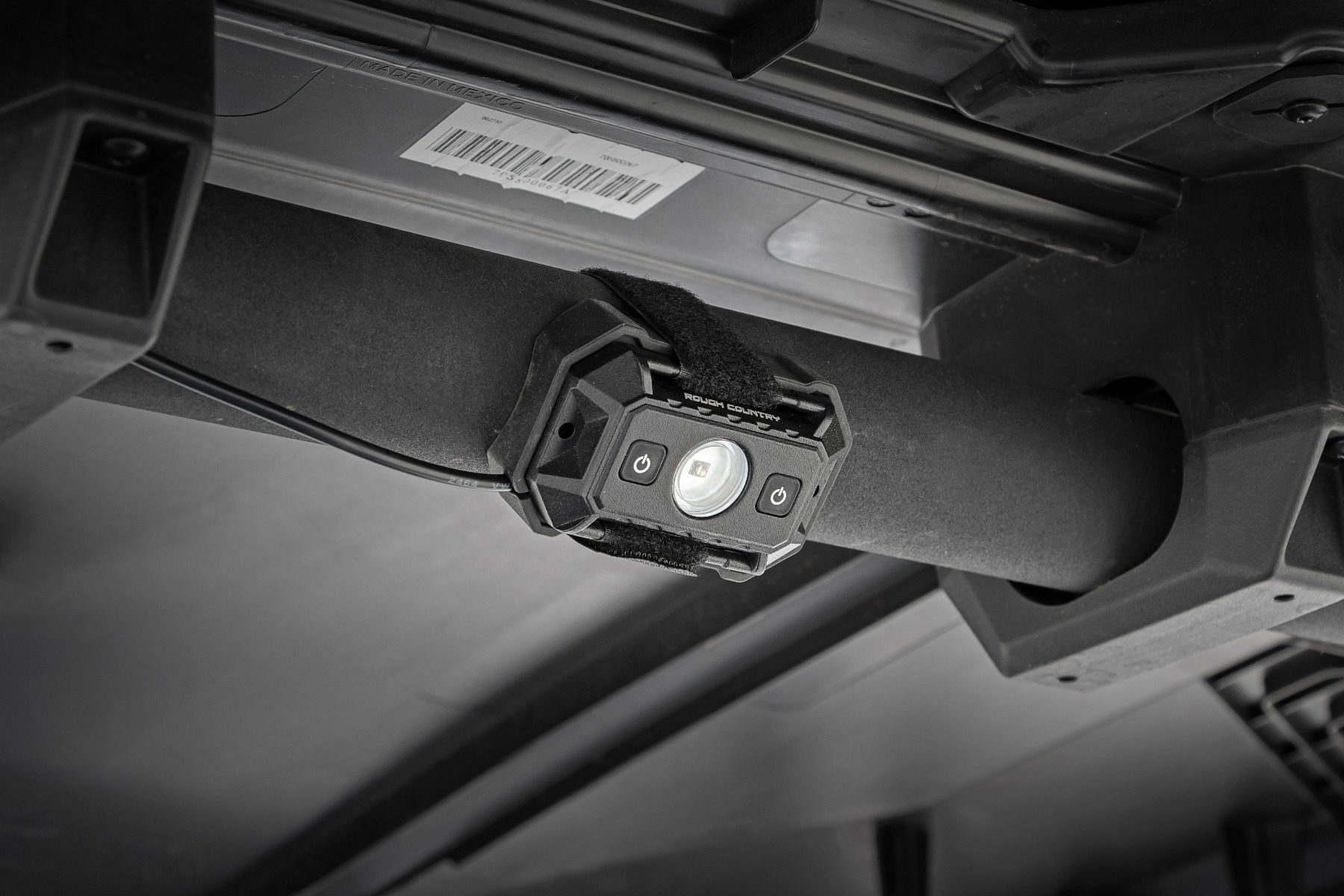 Rough Country Chrome Series RGB LED Dome Light with Velcro Mounting