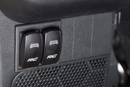 Auxiliary Switch Bezel — Houses 2 Standard Switches, view 3, Rough Country 709B-2