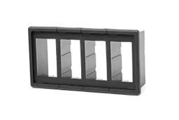 Auxiliary Switch Bezel Kit for 4 Standard Switches, Rough Country 709B-4