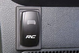 Auxiliary Switch Bezel, Black Plastic (Single Switch), view 2, Rough Country 709B1