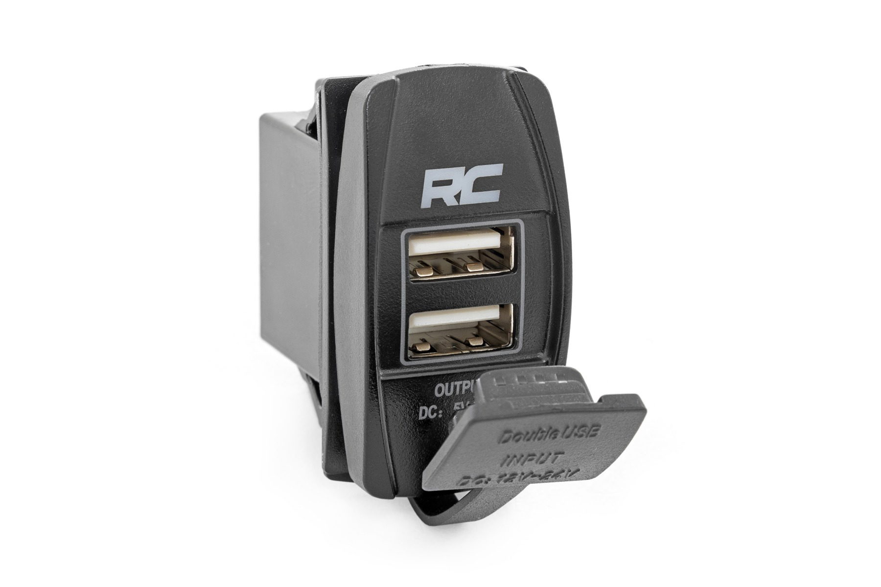 Rough Country Dual USB Charger Switch Insert for Rocker Switch Housings