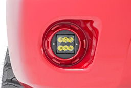 2-Inch Black Series LED Fog Light Kit for 2005–2020 Nissan Frontier, view 6, Rough Country 71023