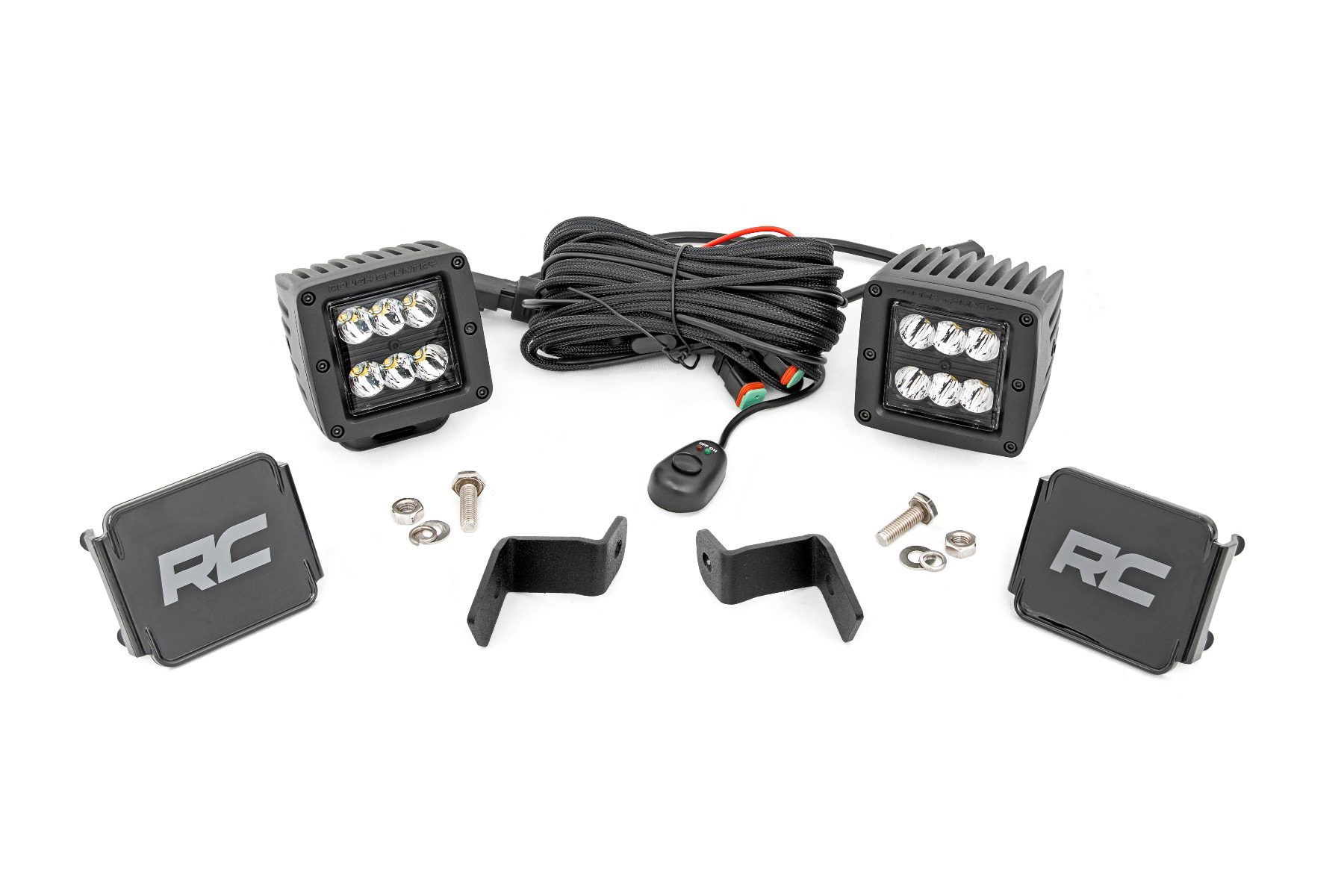 Rough Country Ditch Light Kit with Spot Pods for Ford F-150