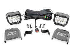 3 Inch Chrome Wide Angle Ditch Lights for Ford F-150, Rough Country 71033