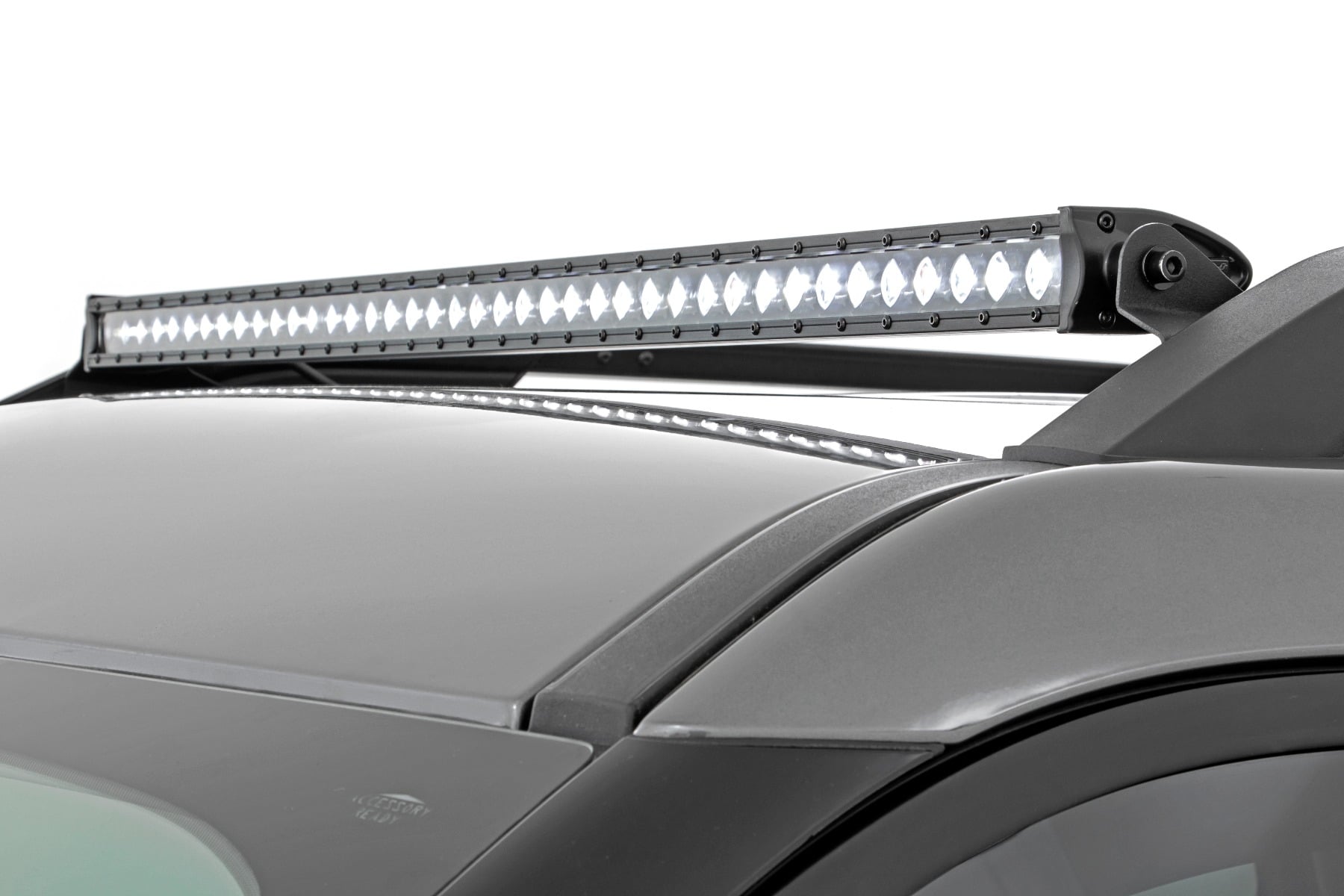 Rough Country 40-Inch Black Series LED Light Bar Kit for Ford Bronco Sport AWD