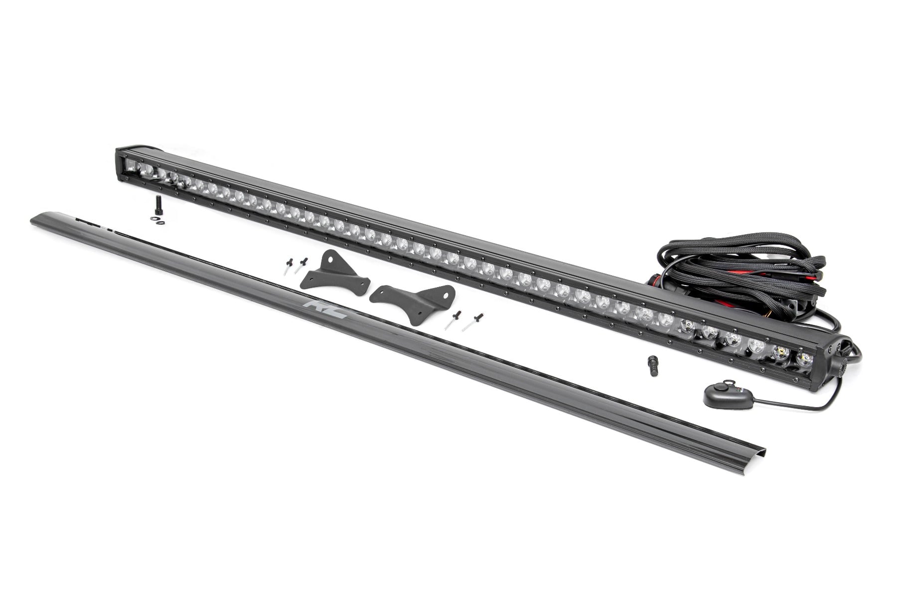 40-Inch Black Series LED Light Bar Kit for Ford Bronco Sport AWD, Rough Country 71039