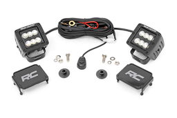 2-Inch Black Series Ditch Light Kit for Ford Bronco 4WD (2021-2025), Rough Country 71046