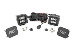 2-Inch Black Series Ditch Light Kit for 2021–2025 Ford Bronco 4WD, Rough Country 71047