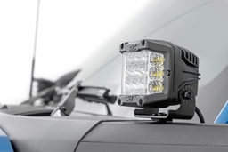 2-Inch Black Series LED Ditch Light Kit for Ford Bronco 4WD, view 2, Rough Country 71048