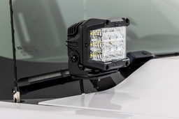 2-Inch Black Series Ditch Light Kit for Silverado/Sierra 1500, view 6, Rough Country 71052