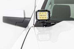 Black Series LED Ditch Light Kit for Silverado 1500 (2014-2018), view 2, Rough Country 71055