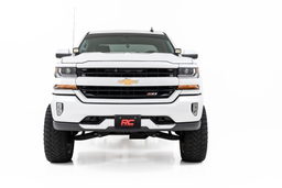 Black Series LED Ditch Light Kit for Silverado 1500 (2014-2018), view 3, Rough Country 71055