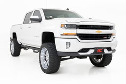 3-Inch Chrome Series Ditch Light Kit for Silverado 1500 (2014-2018), view 4, Rough Country 71056