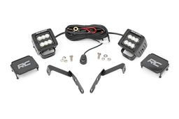 2-Inch Black Series Ditch Light Kit for Chevy/GMC 1500 (2007-2013), Rough Country 71059