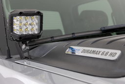 2-Inch Black Series LED Ditch Light Kit for Chevy/GMC (2007-2014), view 4, Rough Country 71061