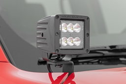 Ditch Light Kit with 2-Inch Black Series Pods for Nissan Frontier, view 2, Rough Country 71065