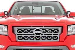 Black Series 2-Inch LED Ditch Light Kit for Frontier (2022-2025), view 4, Rough Country 71066