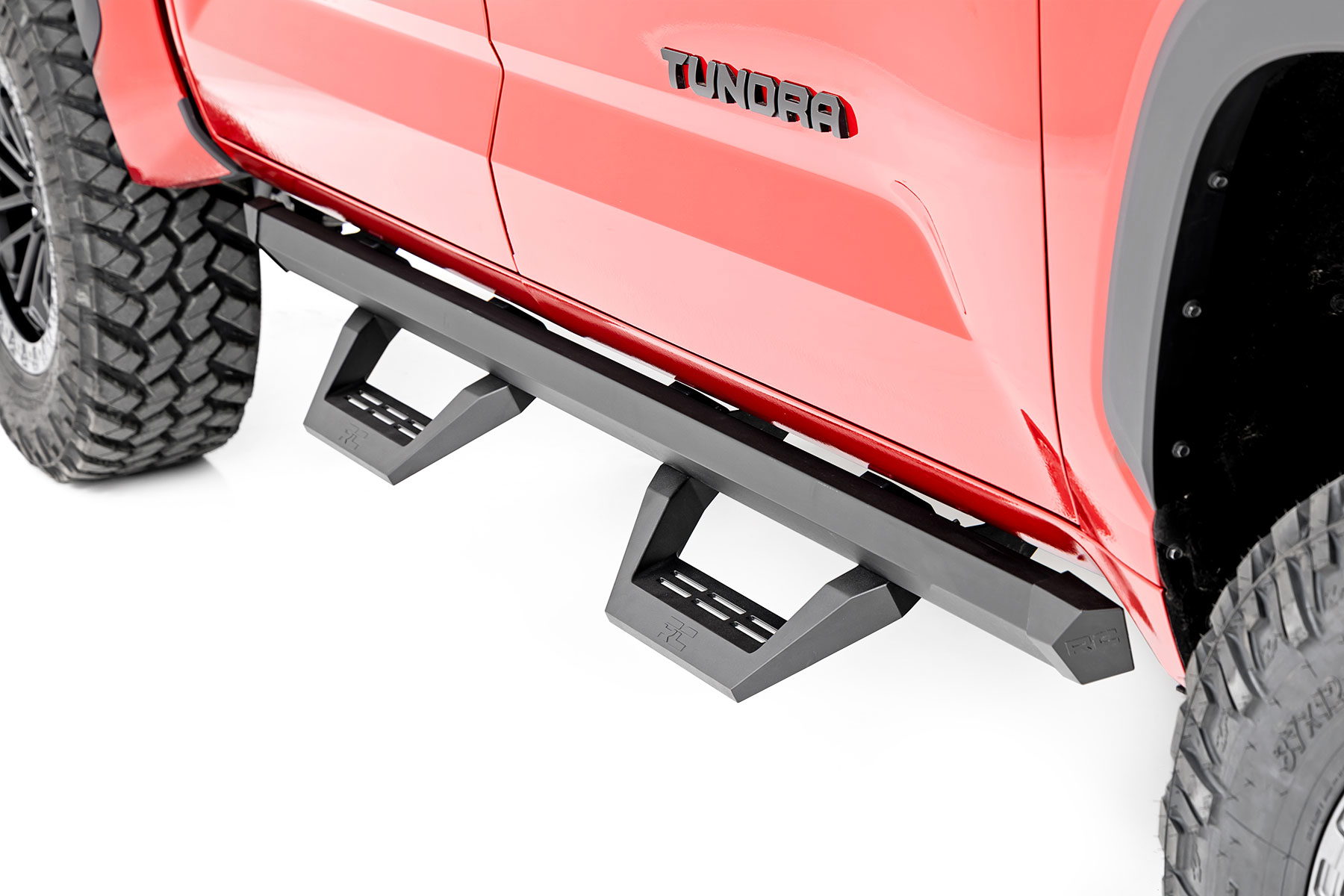 Rough Country SRX2 Adjustable Aluminum Steps for Toyota Tundra Crew Cab