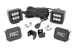2-Inch Black Series Ditch Light Kit for Toyota Tundra (2022-2025), Rough Country 71071