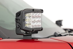 2-Inch Black Series LED Ditch Light Kit for 2022–2025 Toyota Tundra, view 5, Rough Country 71072