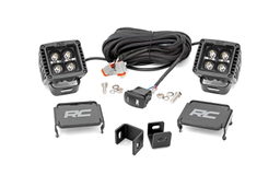 2-Inch Black Series LED Ditch Light Kit for 2022-2025 Toyota Tundra, Rough Country 71074