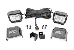 3-Inch Chrome Series Ditch Light Kit for 2022-2025 Toyota Tundra, Rough Country 71075