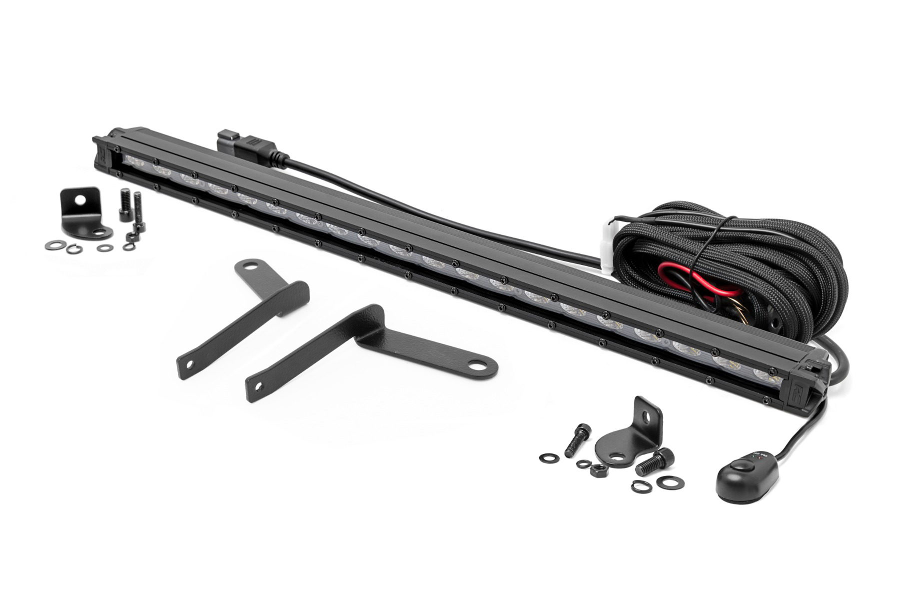 20-Inch Black Series LED Light Bar Kit for Toyota Tundra (2022–2025), Rough Country 71077