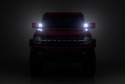 Ditch Light Kit with Black Series LEDs for Ford Bronco 4WD (2021-2025), view 5, Rough Country 71078