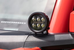 Ditch Light Kit with Black Series LEDs for Ford Bronco 4WD (2021-2025), view 6, Rough Country 71078