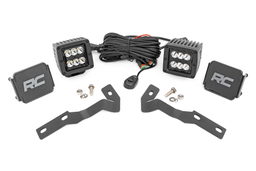 Ditch Light Kit with Black Series Spot Pod for Tacoma (2016-2023), Rough Country 71080