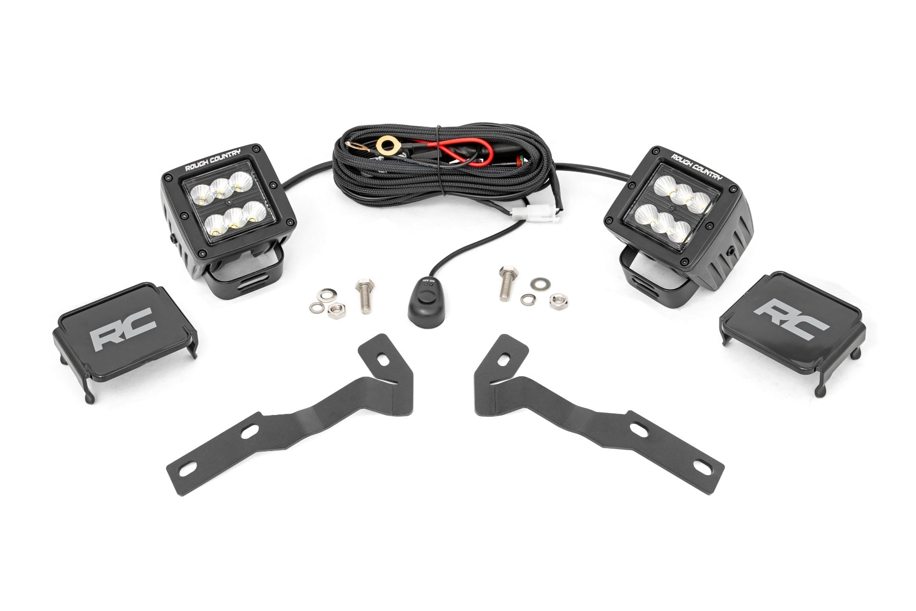 Rough Country pod & cube light for Toyota Tacoma (2016–2023)