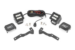 Black Series Ditch Light Kit for Toyota Tacoma (2016–2023), Rough Country 71081