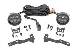 3.5-Inch Black Series LED Ditch Light Kit for 2016–2023 Tacoma, Rough Country 71085