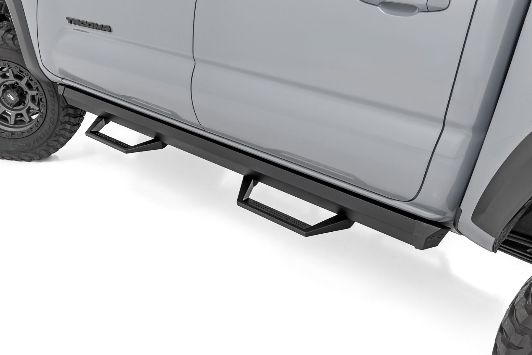 Rough Country SRL2 Adjustable Aluminum Steps for Tacoma Double Cab