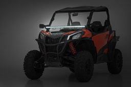 40 Inch Front Mount LED Light Bar for Can-Am Maverick Sport, view 4, Rough Country 71211