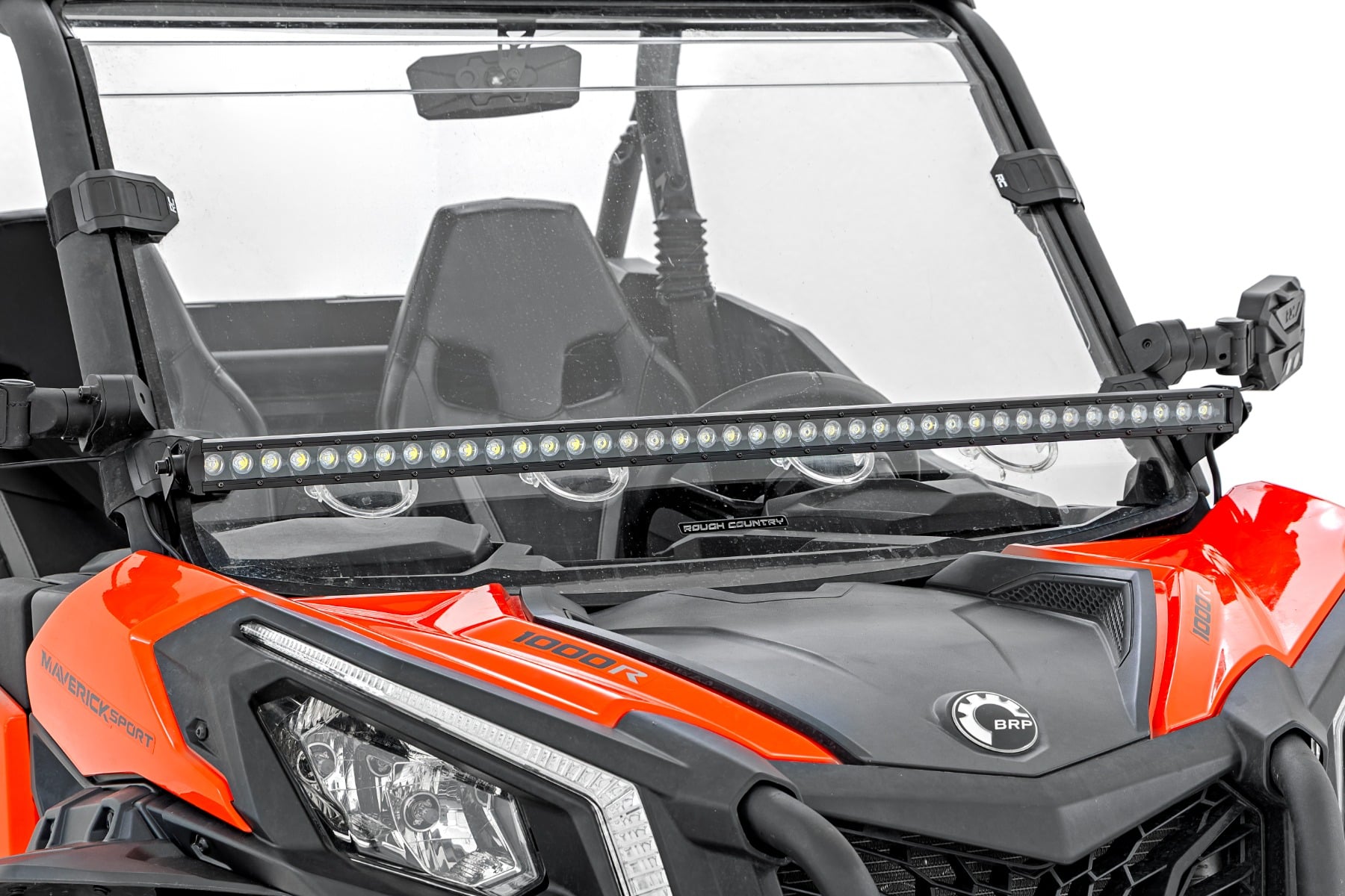 Rough Country 40 Inch Front Mount LED Light Bar for Can-Am Maverick Sport