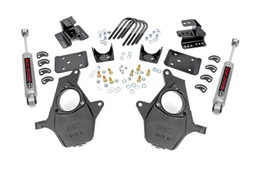 2-Inch Front / 4-Inch Rear Lowering Kit for Silverado/Sierra 1500 2WD, Rough Country 71630