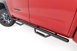 Nerf Steps for 2022–2025 Toyota Tundra CrewMax shown installed, Rough Country 72002B