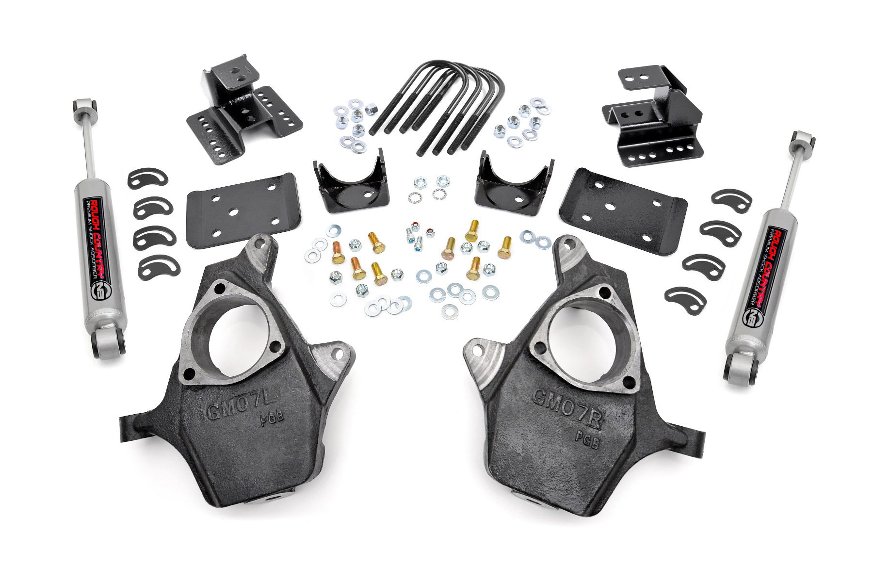 Rough Country 2/4-Inch Lowering Kit for Silverado & Sierra 1500 2WD