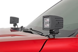 2-Inch Black Series Ditch Light Kit for Toyota Tacoma (2024–2025), view 3, Rough Country 72102