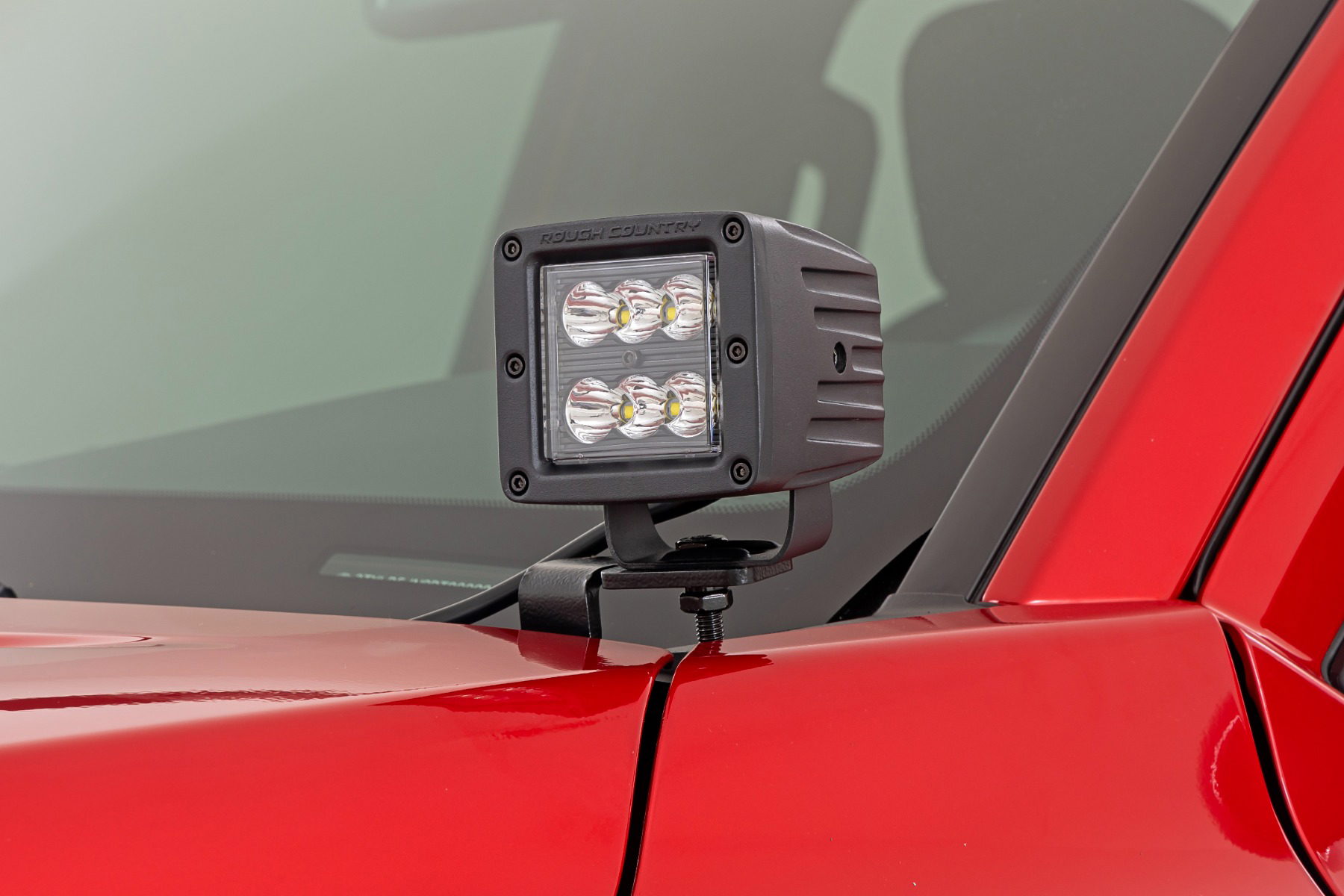 Rough Country 2-Inch Black Series Ditch Light Kit for Toyota Tacoma