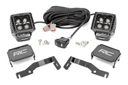 2-Inch Black Series LED Ditch Light Kit for 2024-2025 Toyota Tacoma, Rough Country 72103