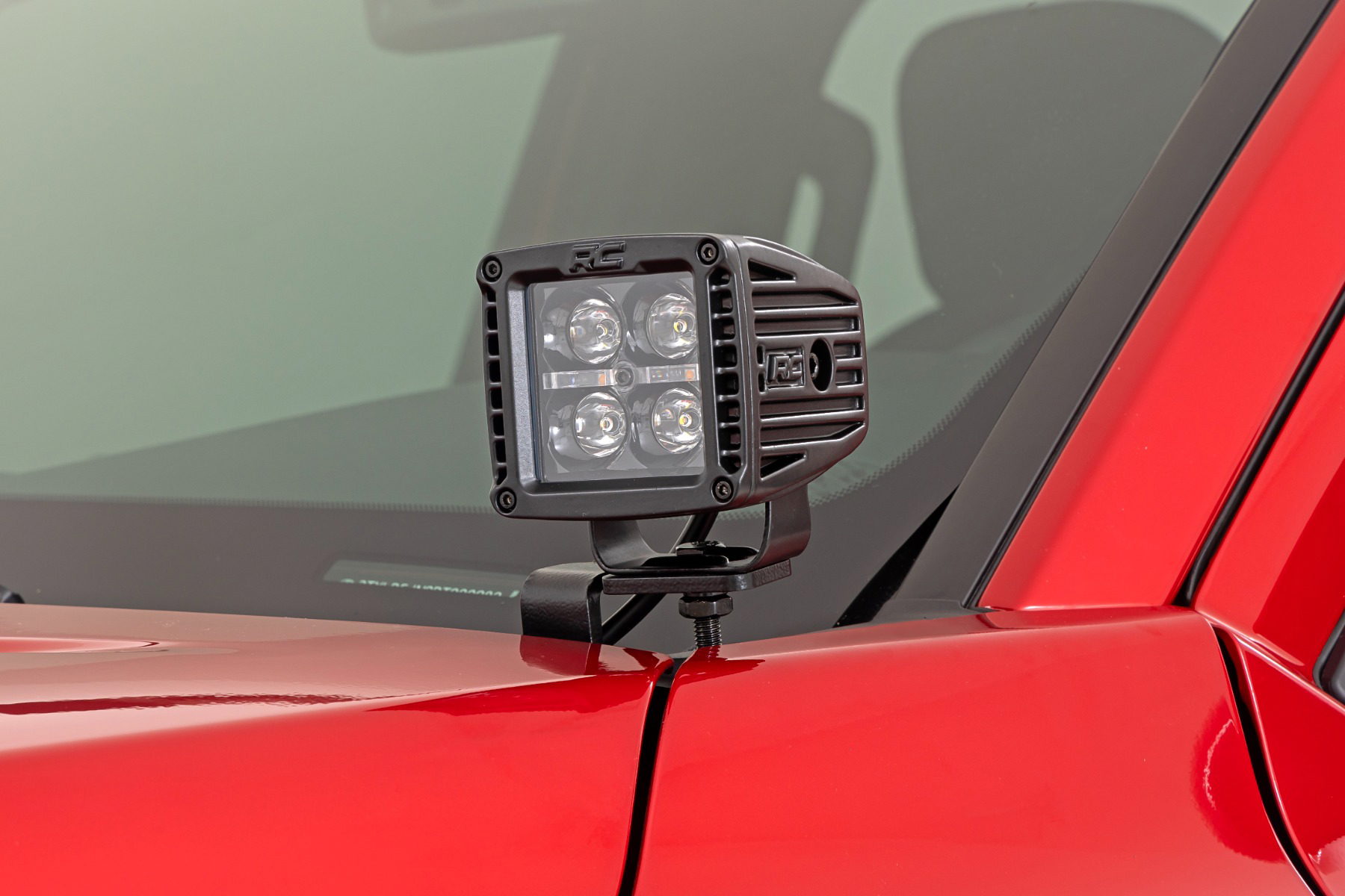 Rough Country 2-Inch Black Series LED Ditch Light Kit for 2024–2025 Toyota Tacoma