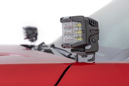 3-Inch Chrome Series LED Ditch Light Kit for 2024-2025 Tacoma, view 3, Rough Country 72105