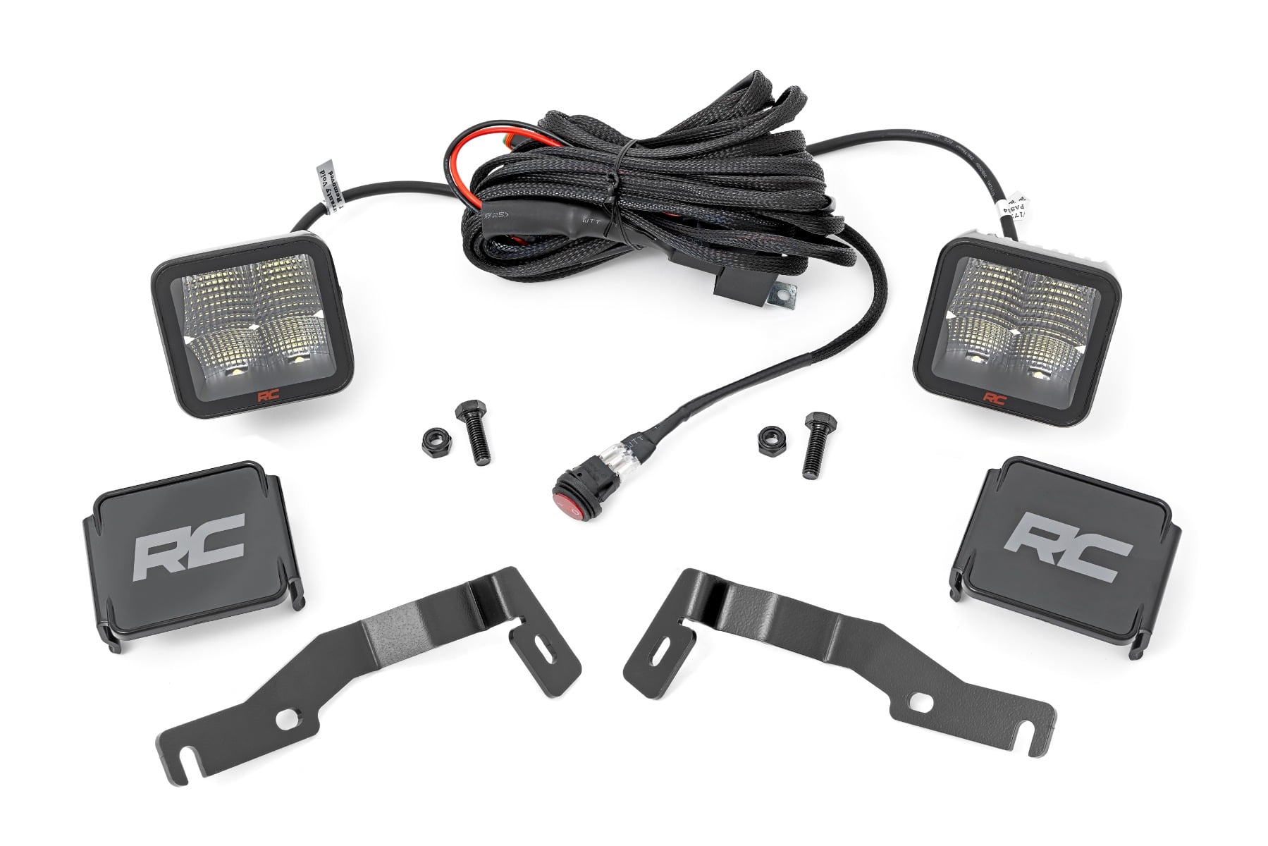 2-Inch Spectrum Series Ditch Light Kit for Toyota Tacoma (2024–2025), Rough Country 72107