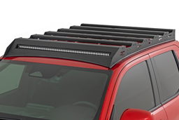 Roof Rack with 40-Inch LED Light Bar for Tacoma (2024–2025) shown installed — Rough Country 72110