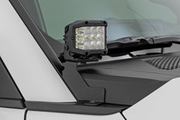 2-Inch Black Series Ditch Light Kit for 2024–2025 Toyota Land Cruiser, view 3, Rough Country 72113